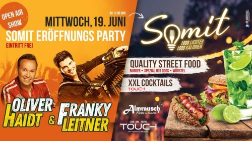 Almrausch Oberwart Mi 29.6. mit Livemusik Franky u.Freitag Samstag mit Andreas Dobnig Allrounddancer werden Info 06644 512 100