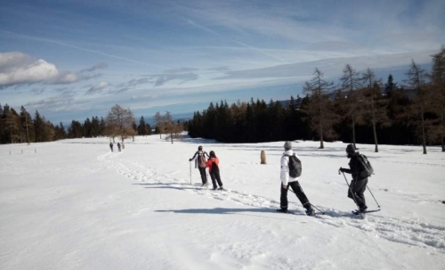 Schneeschuhwanderung mit Manfred und Andreas 