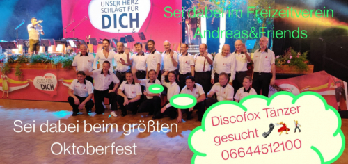 AllroundDancer beim Mitarbeiter  Oktoberfest Buche uns +436644512100  oder werde AllroundDancer sei dabei Freizeitverein Andreas