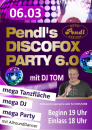 Pendl 6.2.2026 Discofox Party in Kalsdorf mit Allround dancer 06644512100 Info Gasthaus Hotel Essen Tanzen Trinken  Buche Tanzpa