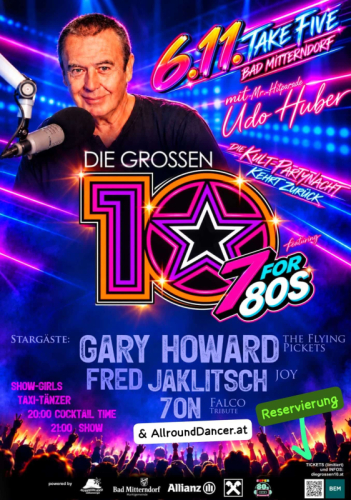 Diegrossen10.at 6.11.2027 Bad Mitterndorf Informationen alle am Flyer Persönliches unter 06644512100