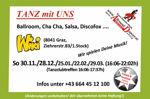 Wiki Termine Sonntag bis 29.3. ab 16:06h mit AllroundDancer Taxitänzer kann man extra buchen 06644512100 Wir spielen Deine Musi